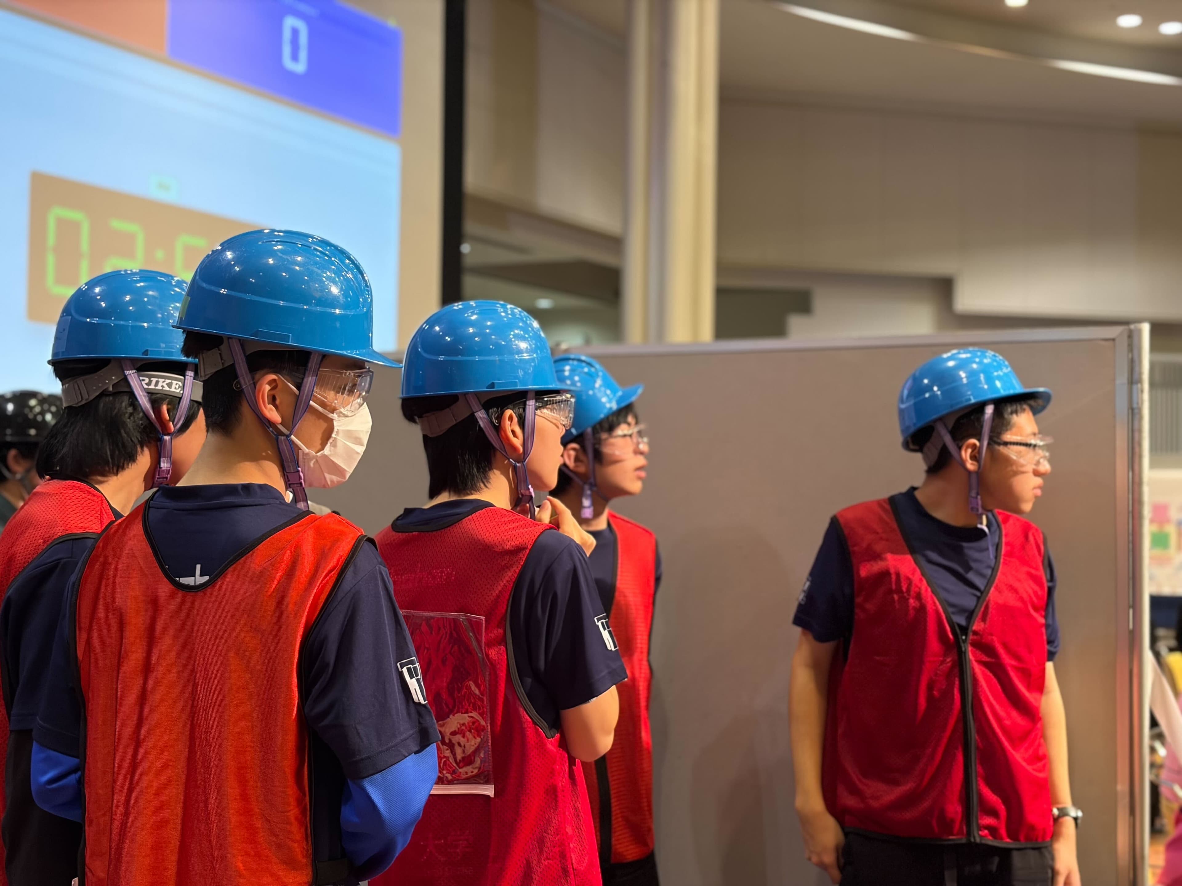 出場待ちの様子